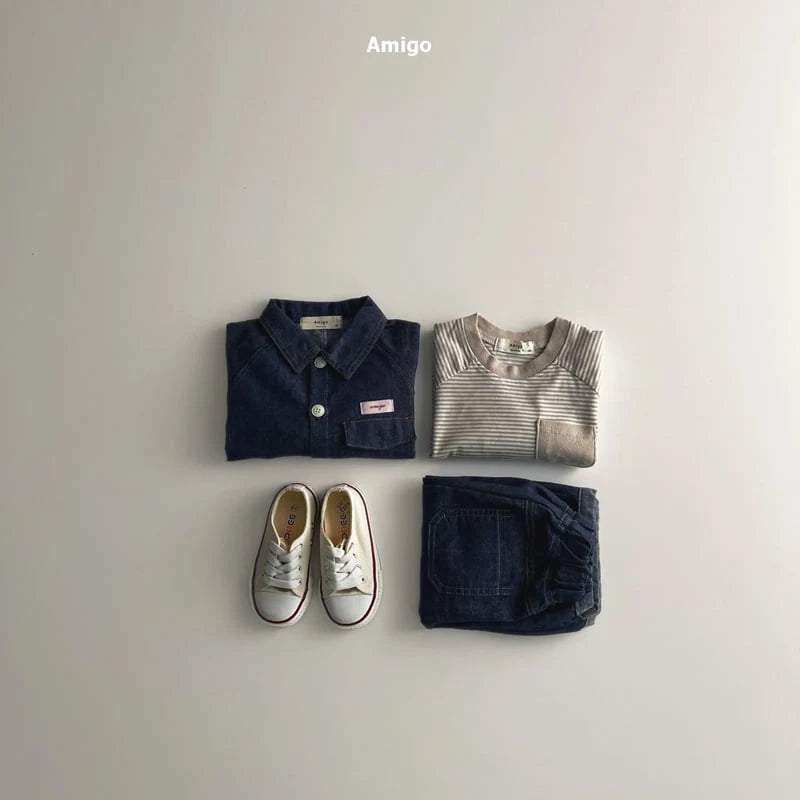 [PRE-ORDER] Pocket Stripe T-Shirts