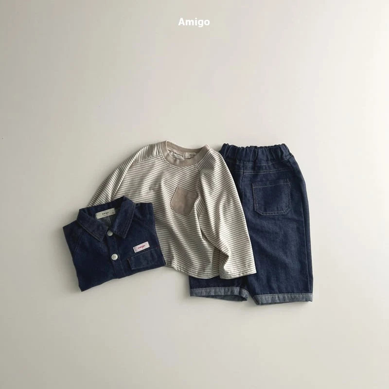 [PRE-ORDER] Pocket Stripe T-Shirts