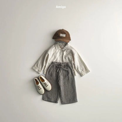 [PRE-ORDER] Natural Stripe Pants