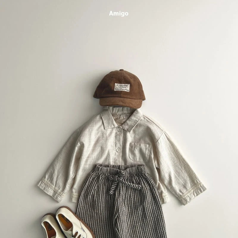 [PRE-ORDER] Natural Stripe Pants