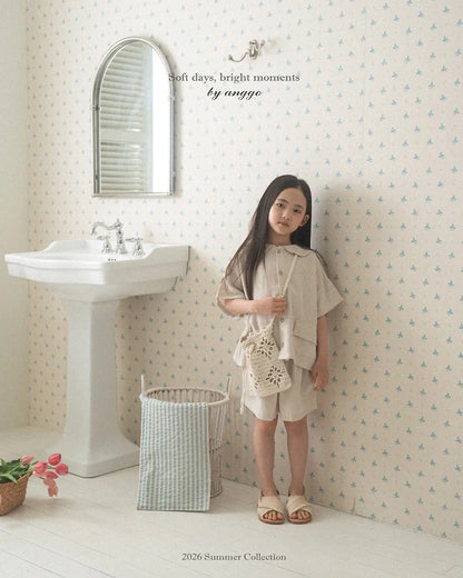 Vanilla Bean Top Bottom Set [Brown/M(3-4yr)]