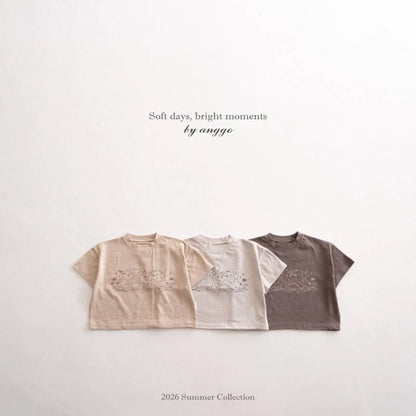Jurassic T-Shirts [Brown/M(3-4yr)]