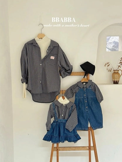 [PRE-ORDER] Pappaya Check Shirts (Mom Couple)