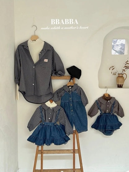 [PRE-ORDER] Pappaya Check Shirts (Mom Couple)