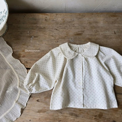 [PRE-ORDER] Round Collar Baby Blouse