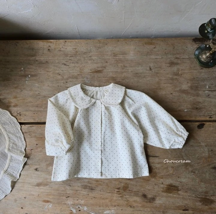 [PRE-ORDER] Round Collar Baby Blouse