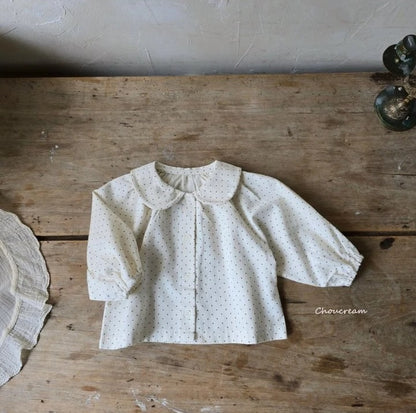 [PRE-ORDER] Round Collar Baby Blouse