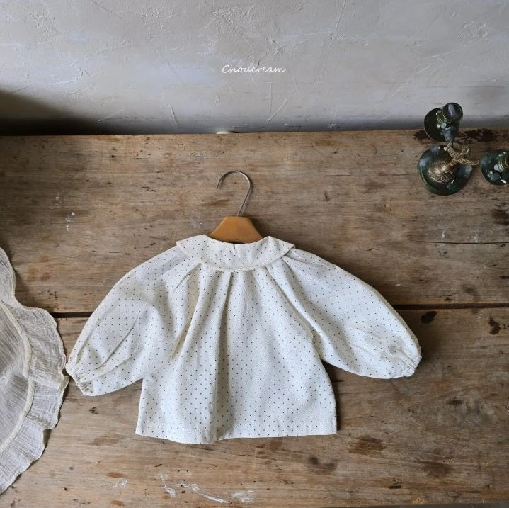 [PRE-ORDER] Round Collar Baby Blouse