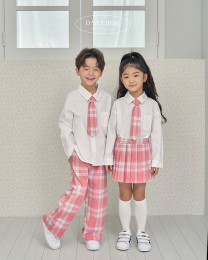 School Pants [Pink/JS(7-8yr)]