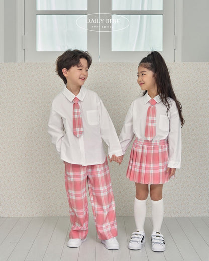 School Pants [Pink/JS(7-8yr)]