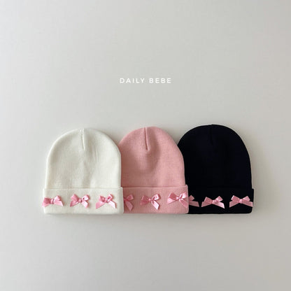 Ribbon Beanie [Black]