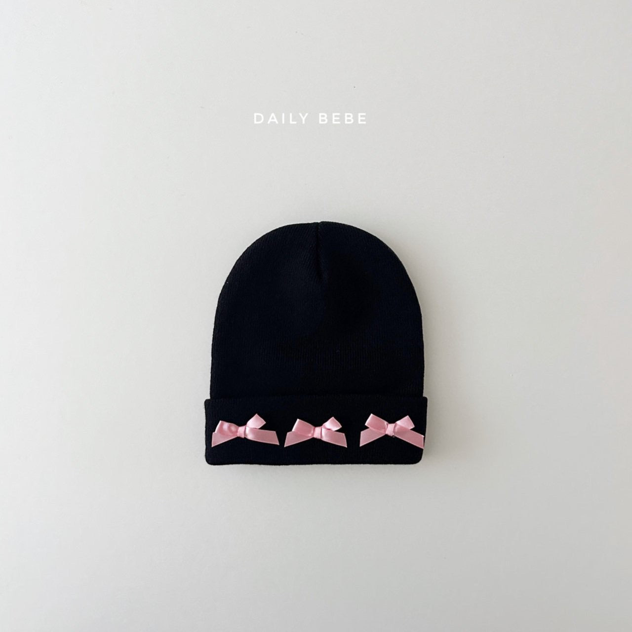 Ribbon Beanie [Black]