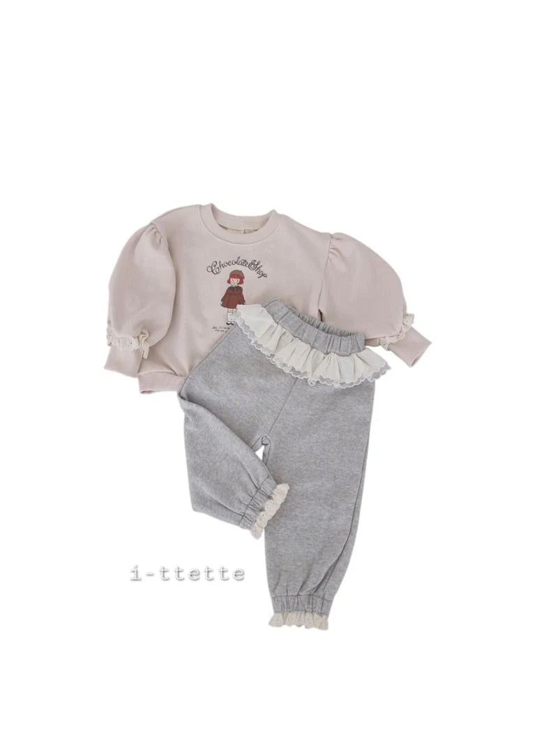 [PRE-ORDER] Beret Girl Lace Sweatshirts