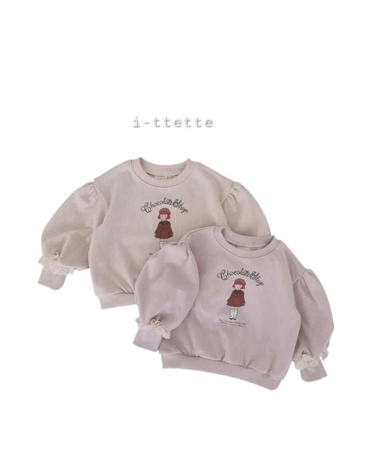 [PRE-ORDER] Beret Girl Lace Sweatshirts