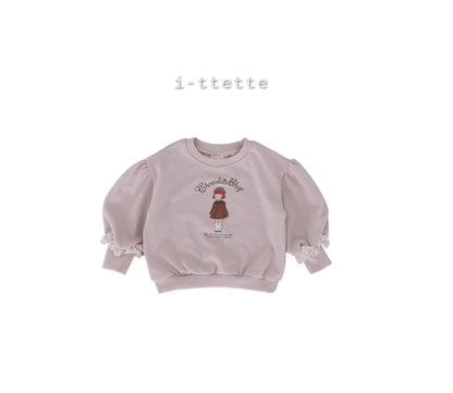 [PRE-ORDER] Beret Girl Lace Sweatshirts