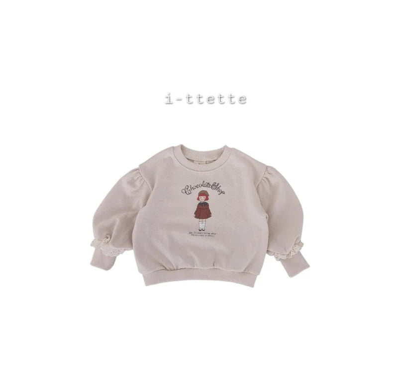 [PRE-ORDER] Beret Girl Lace Sweatshirts