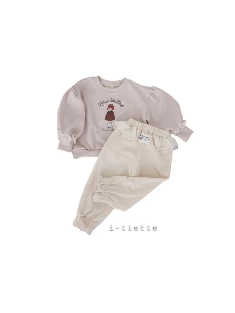[PRE-ORDER] Beret Girl Lace Sweatshirts