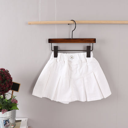Cotton Span Skorts [Ivory/5/S(2-3yr)]