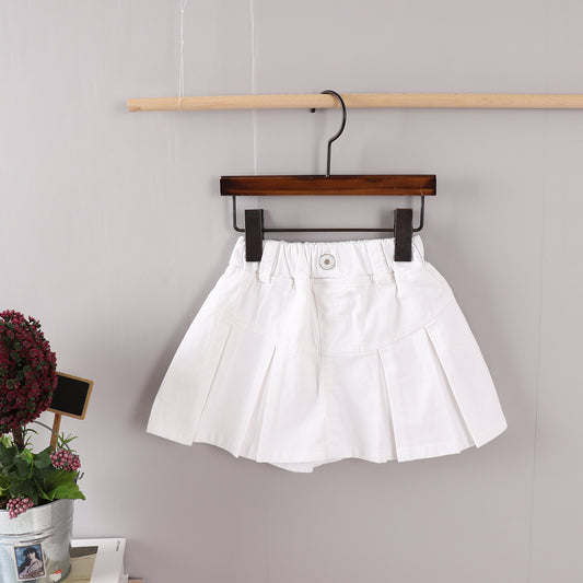 Cotton Span Skorts [Ivory/5/S(2-3yr)]