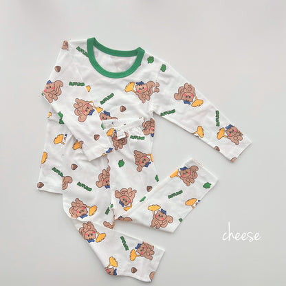 [Cheese] Cheese Friends Modal Home Wear Set