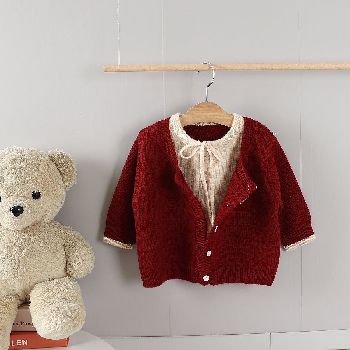 [PRE-ORDER] Fake Ribbon Cardigan
