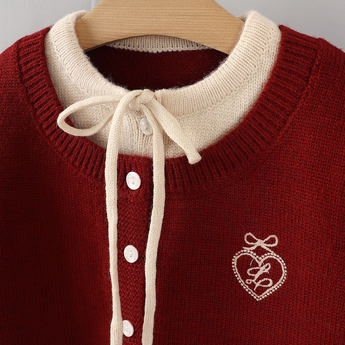 [PRE-ORDER] Fake Ribbon Cardigan