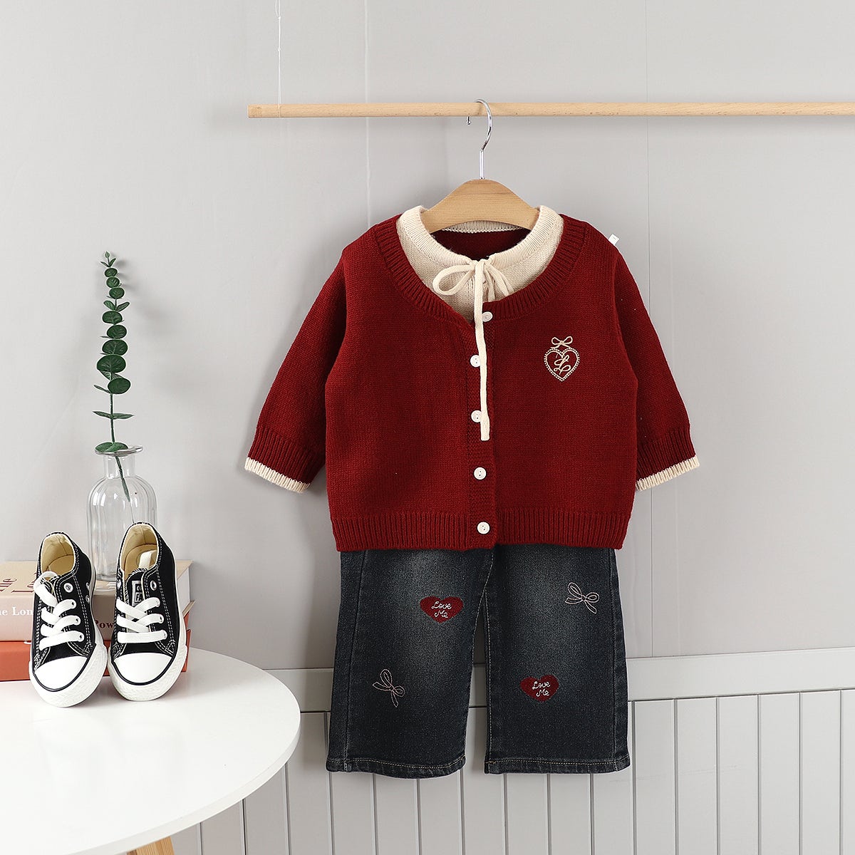 [PRE-ORDER] Fake Ribbon Cardigan