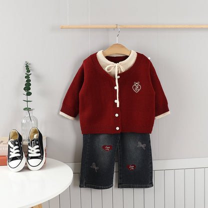 [PRE-ORDER] Fake Ribbon Cardigan