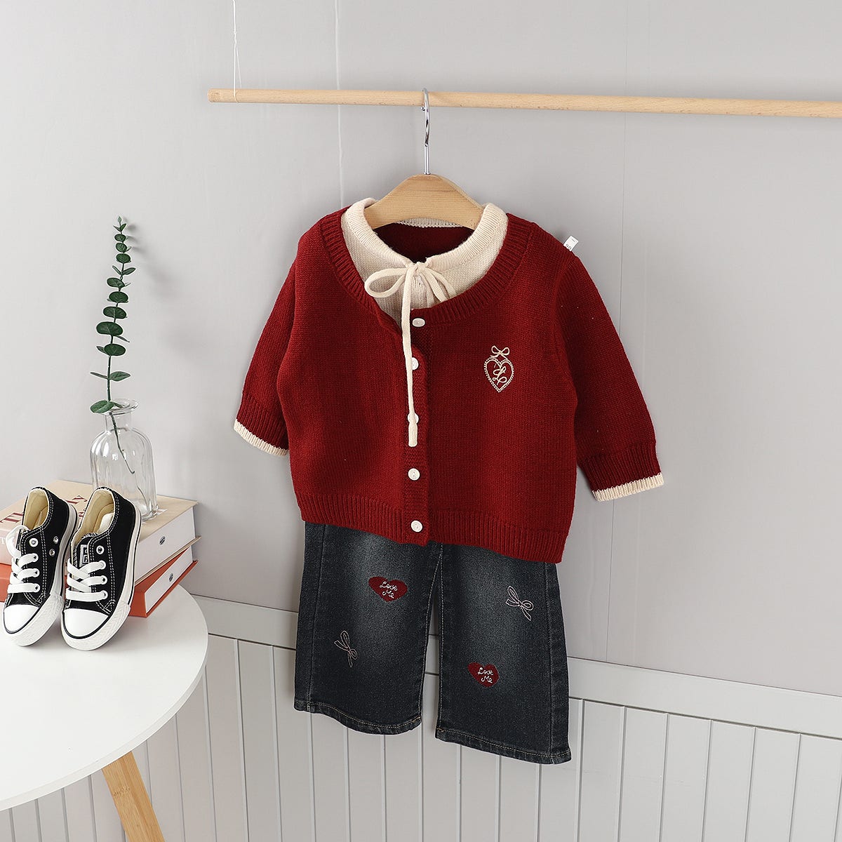 [PRE-ORDER] Fake Ribbon Cardigan