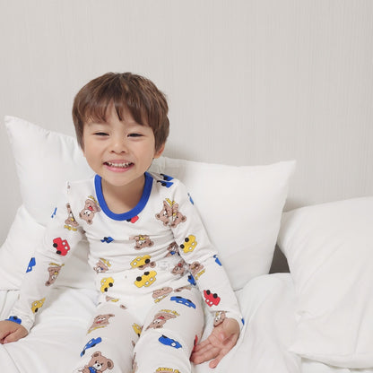Friends Modal Home Wear Set [Heart/130/XL(6-7yr)]