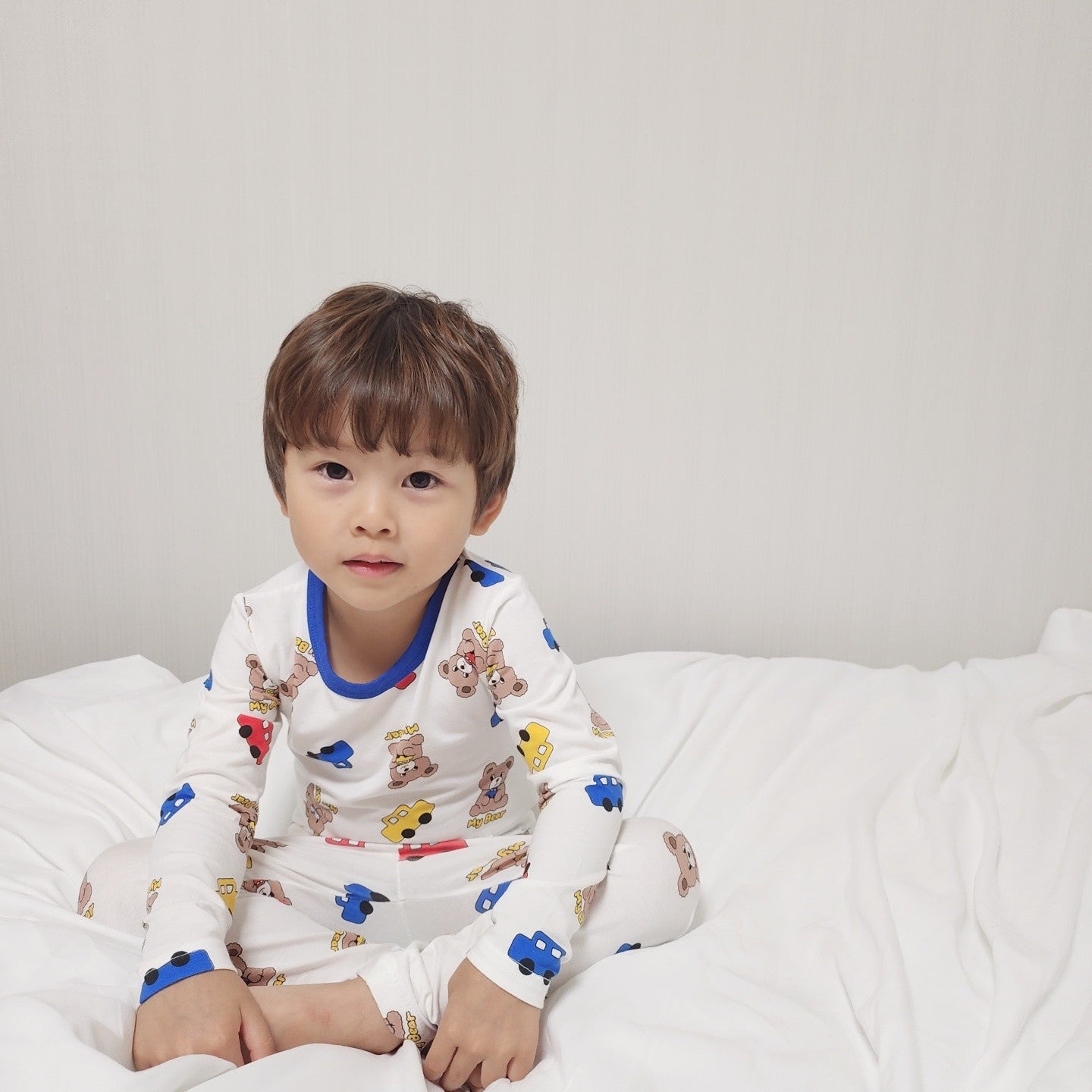 Friends Modal Home Wear Set [Heart/130/XL(6-7yr)]