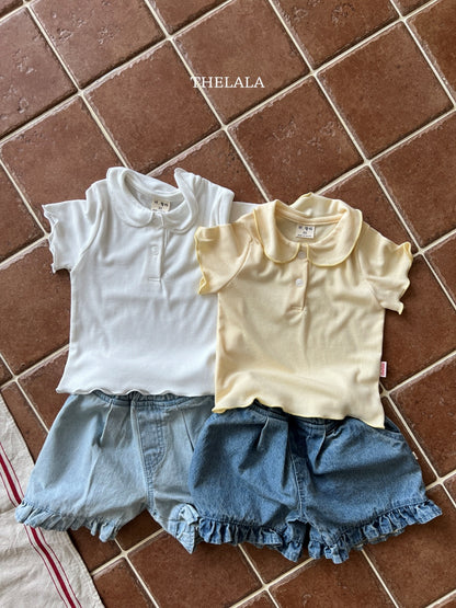 [PRE-ORDER] Frill Denim Shorts