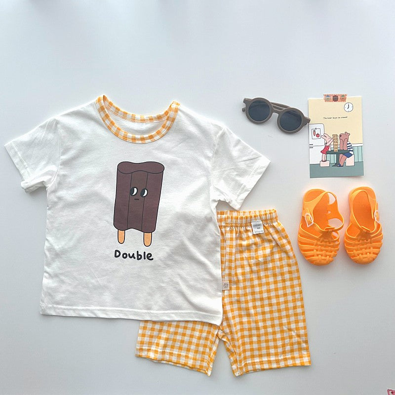 [Cheese] Ice Cream Home Wear Set