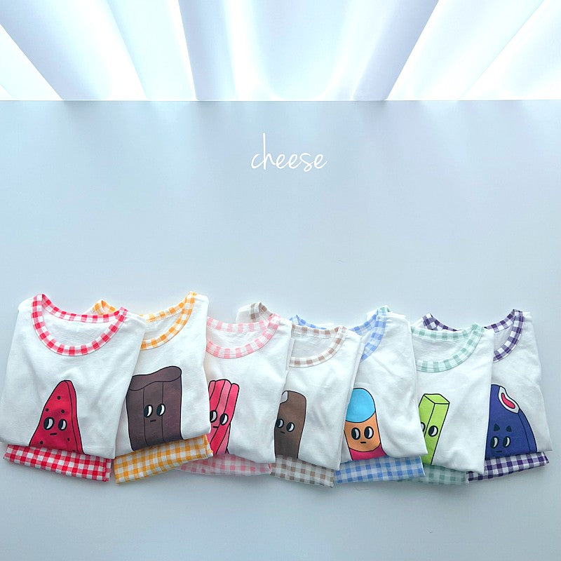 [Cheese] Ice Cream Home Wear Set