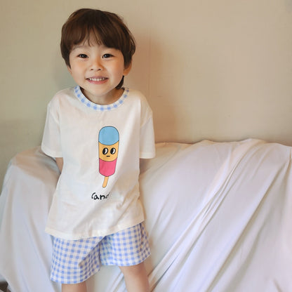 [Cheese] Ice Cream Home Wear Set