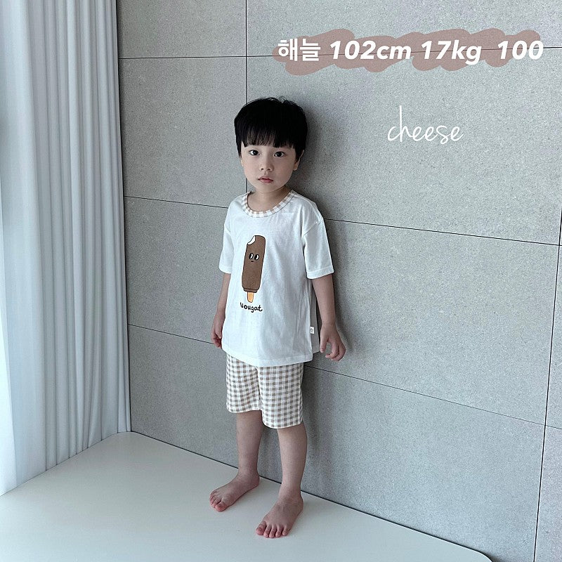 [Cheese] Ice Cream Home Wear Set