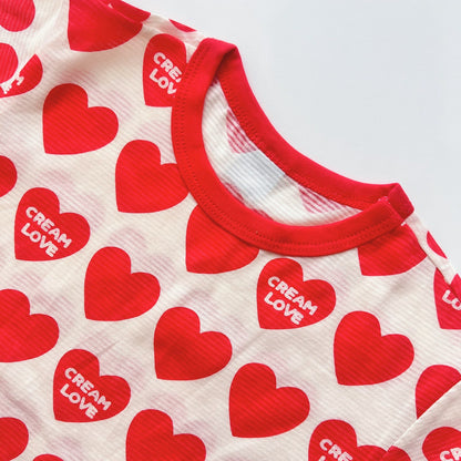 Summer Loose Fit Cotton Home Wear Set