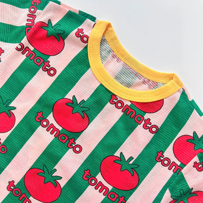 Summer Loose Fit Cotton Home Wear Set
