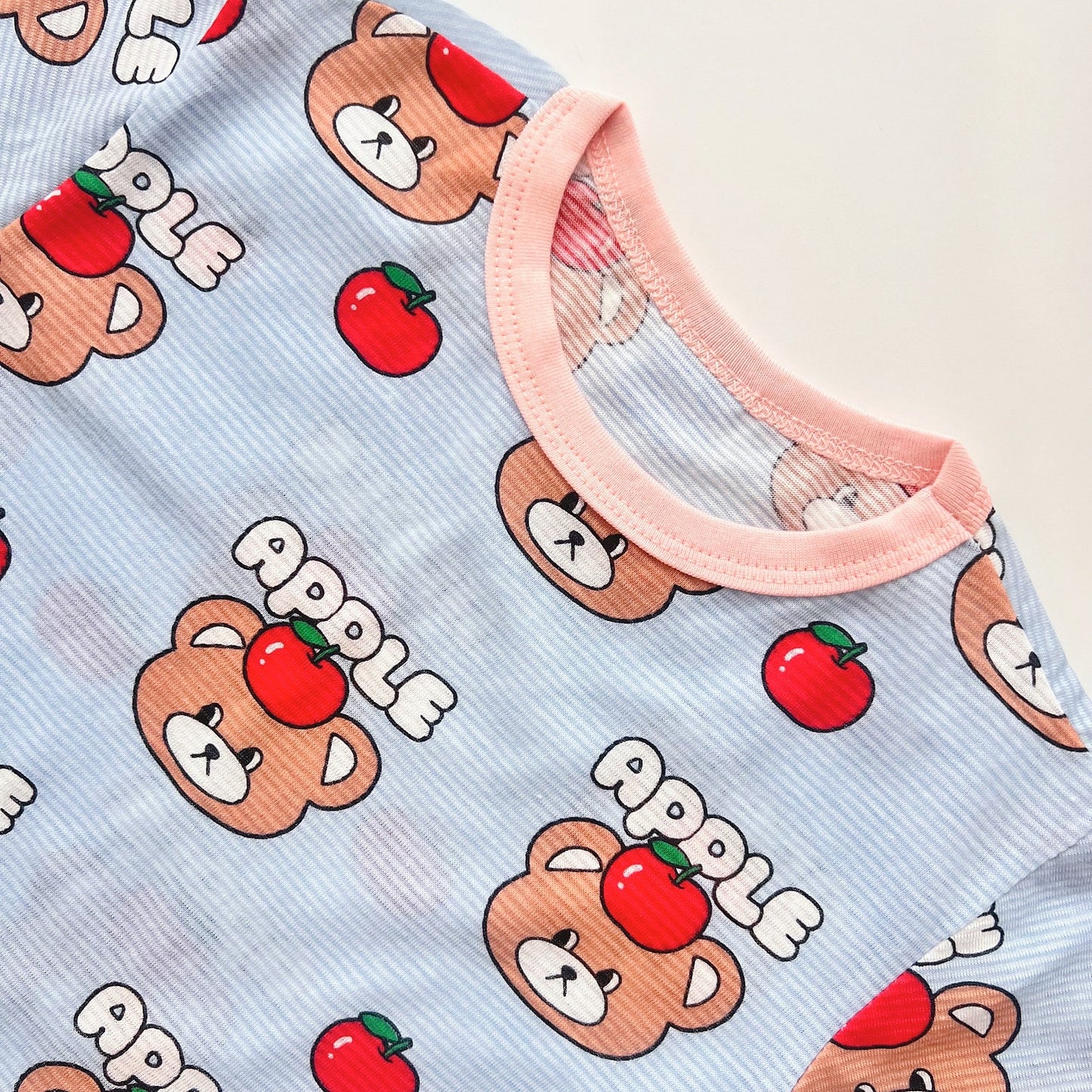 Summer Loose Fit Cotton Home Wear Set