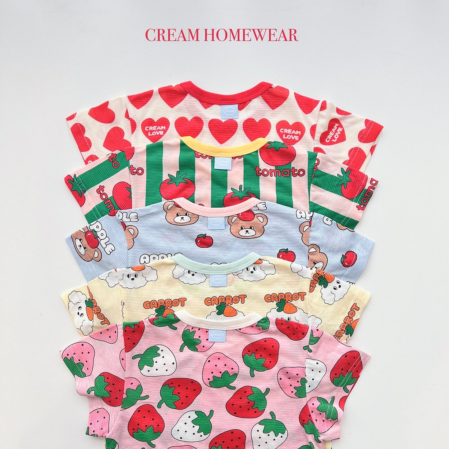 Summer Loose Fit Cotton Home Wear Set