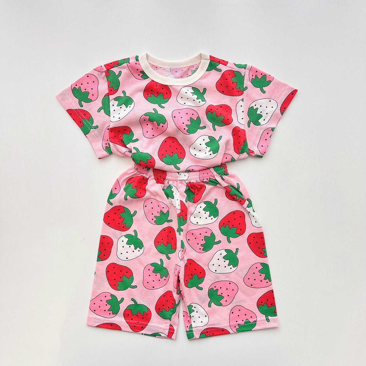 Summer Loose Fit Cotton Home Wear Set