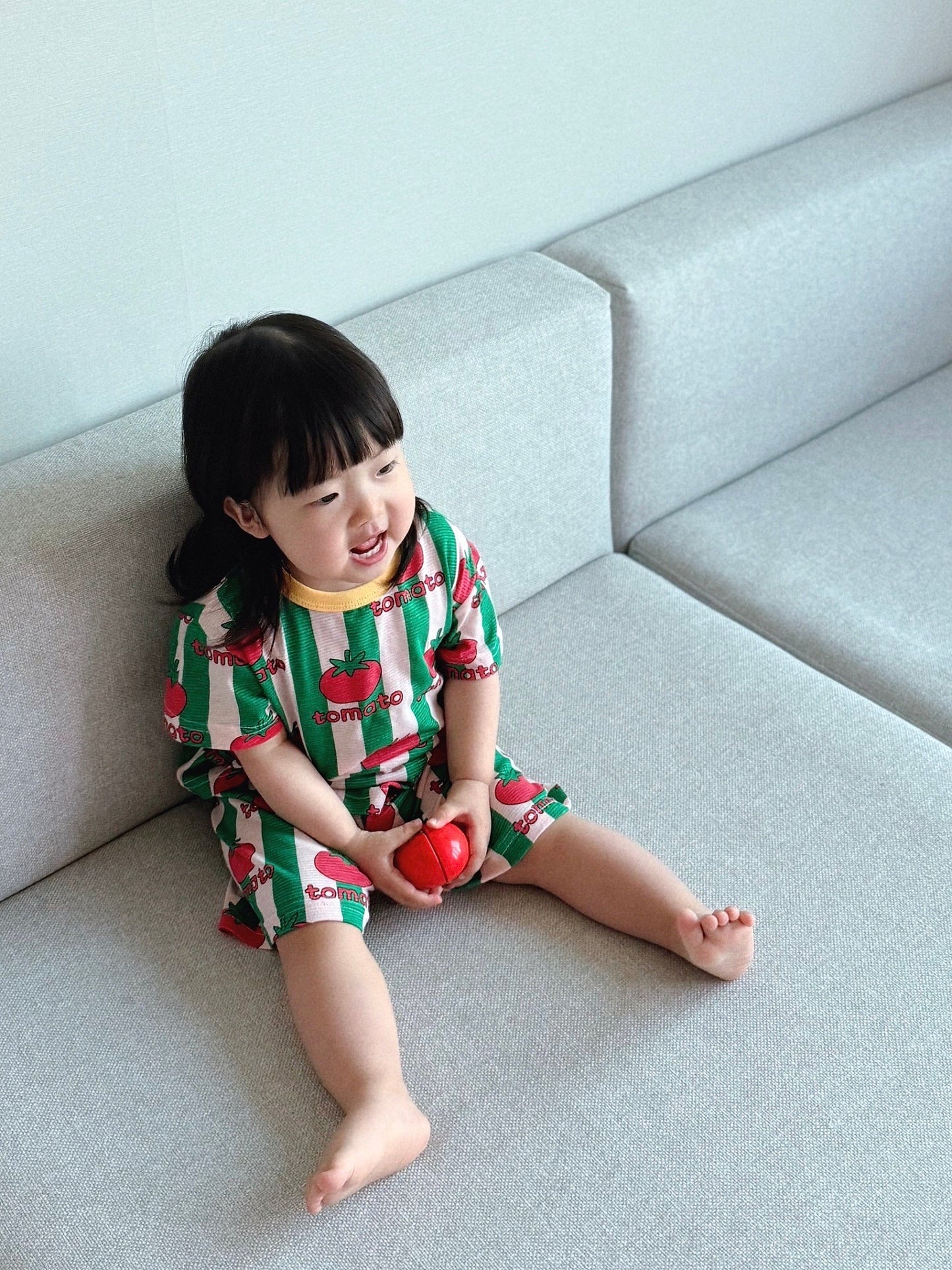 Summer Loose Fit Cotton Home Wear Set