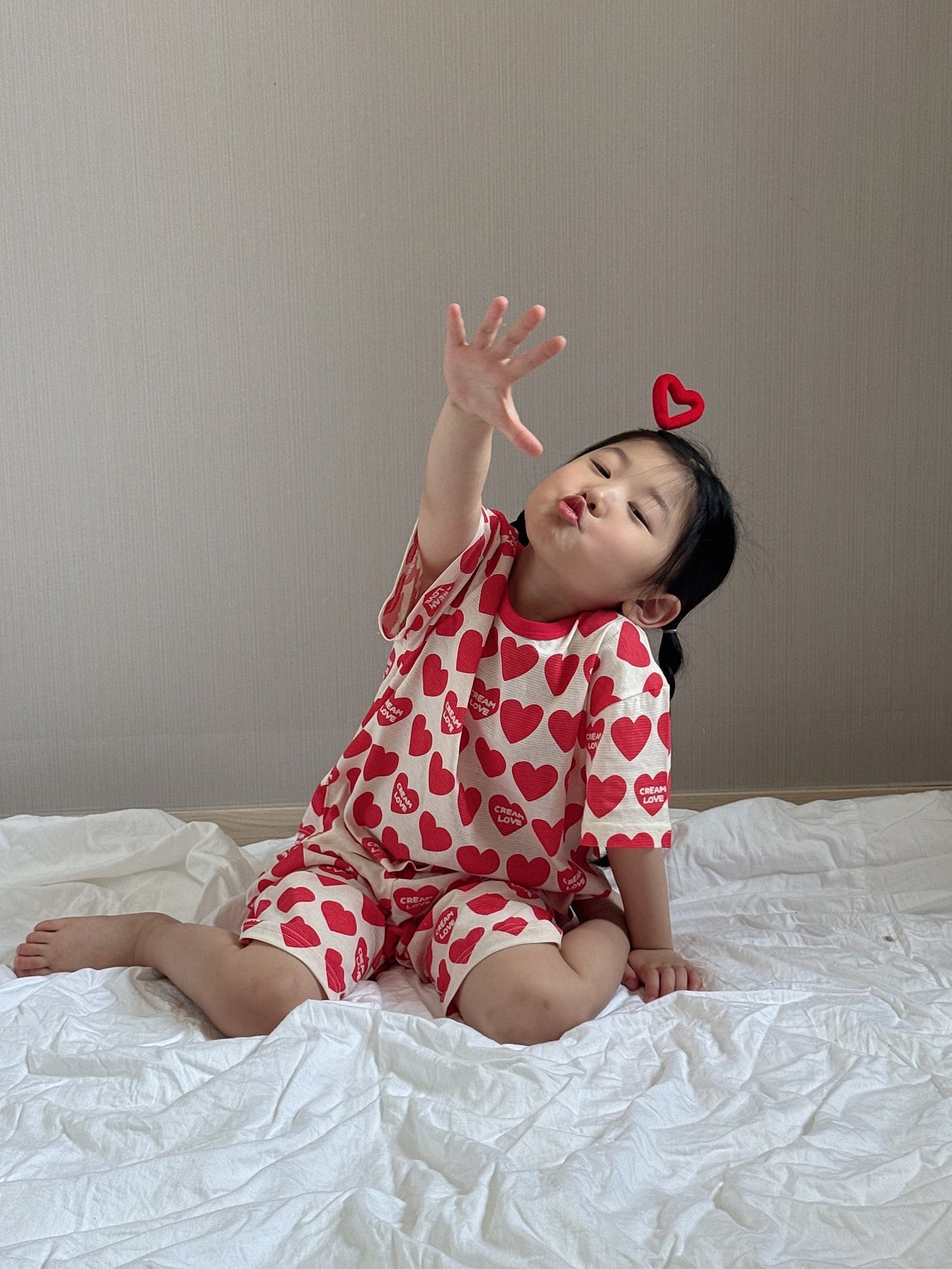 Summer Loose Fit Cotton Home Wear Set
