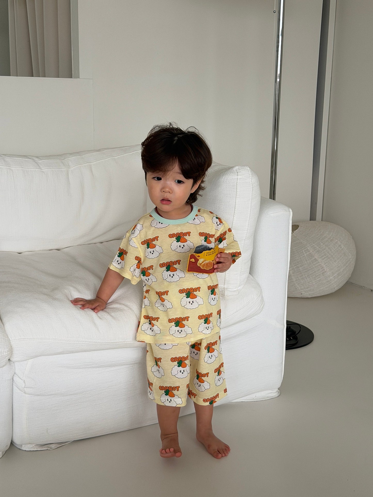 Summer Loose Fit Cotton Home Wear Set