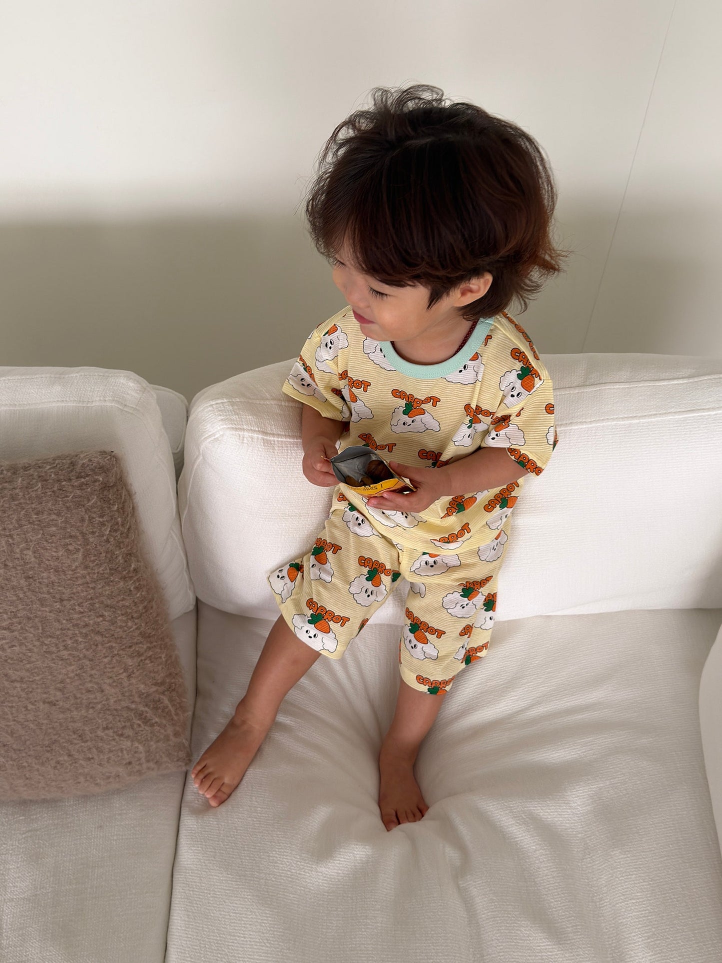 Summer Loose Fit Cotton Home Wear Set