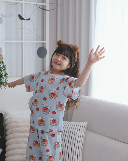 Summer Loose Fit Cotton Home Wear Set