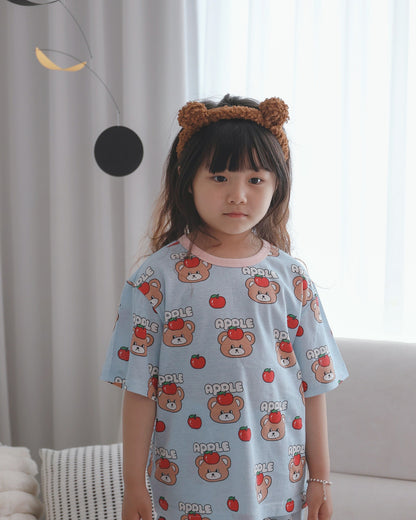 Summer Loose Fit Cotton Home Wear Set