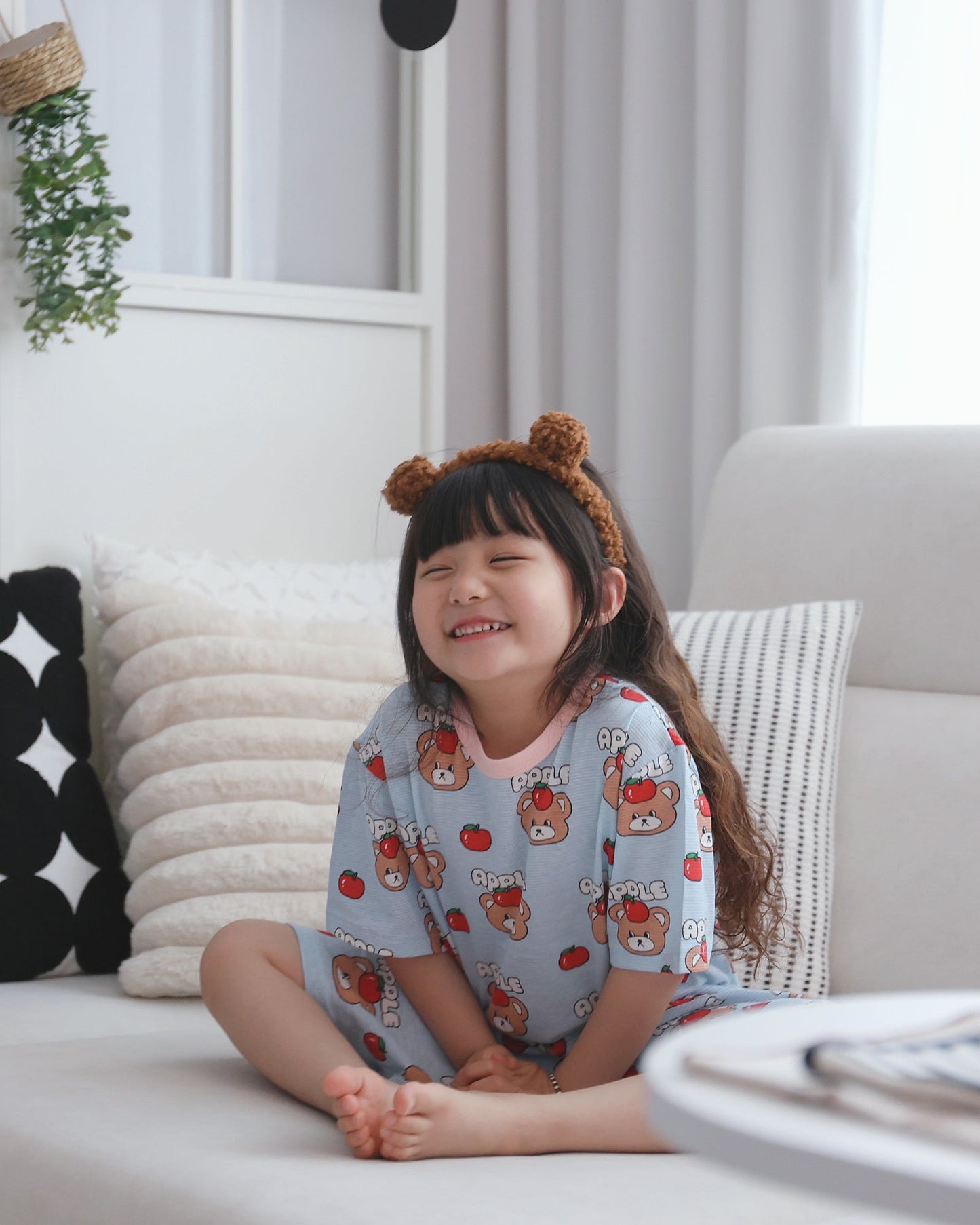 Summer Loose Fit Cotton Home Wear Set