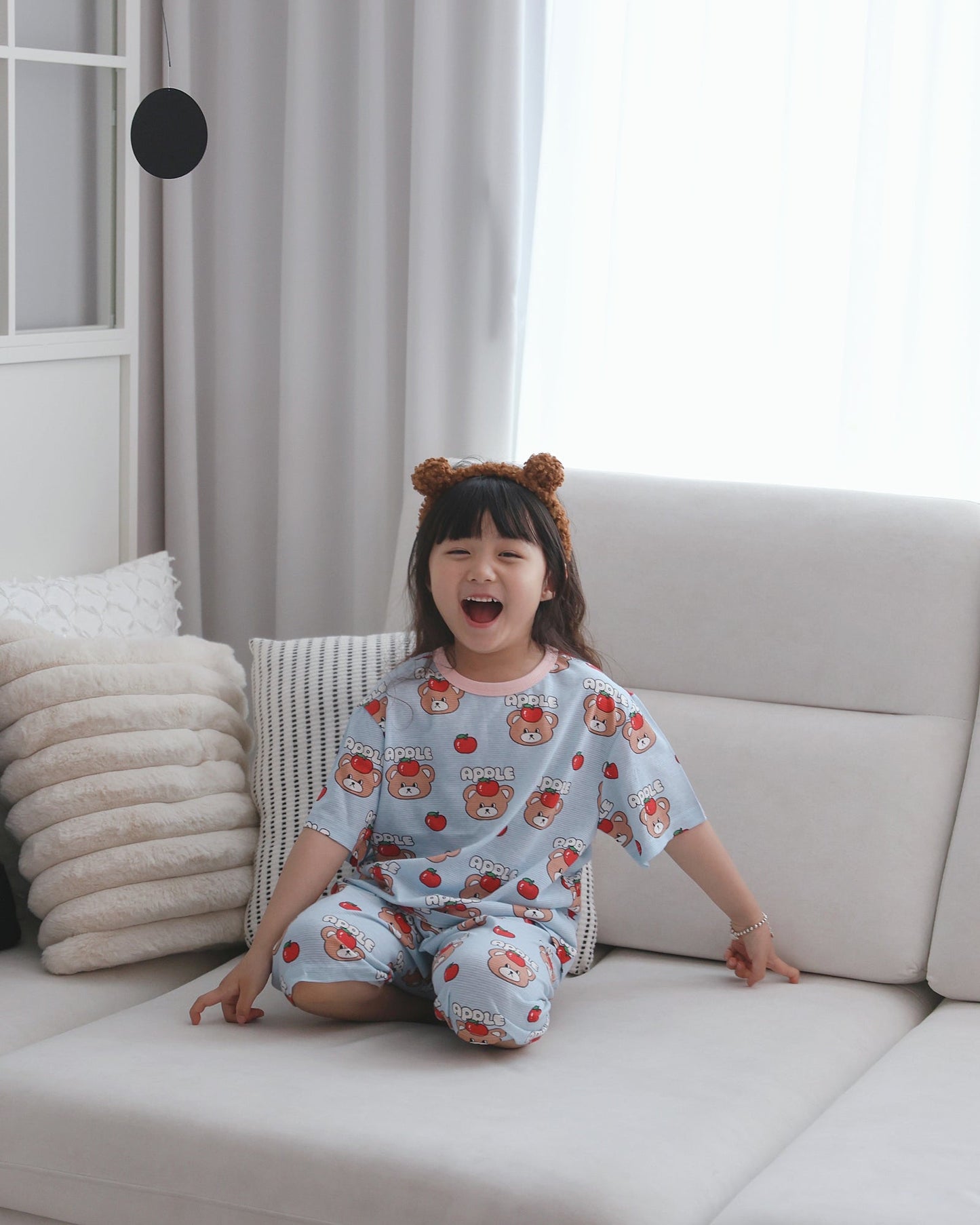 Summer Loose Fit Cotton Home Wear Set