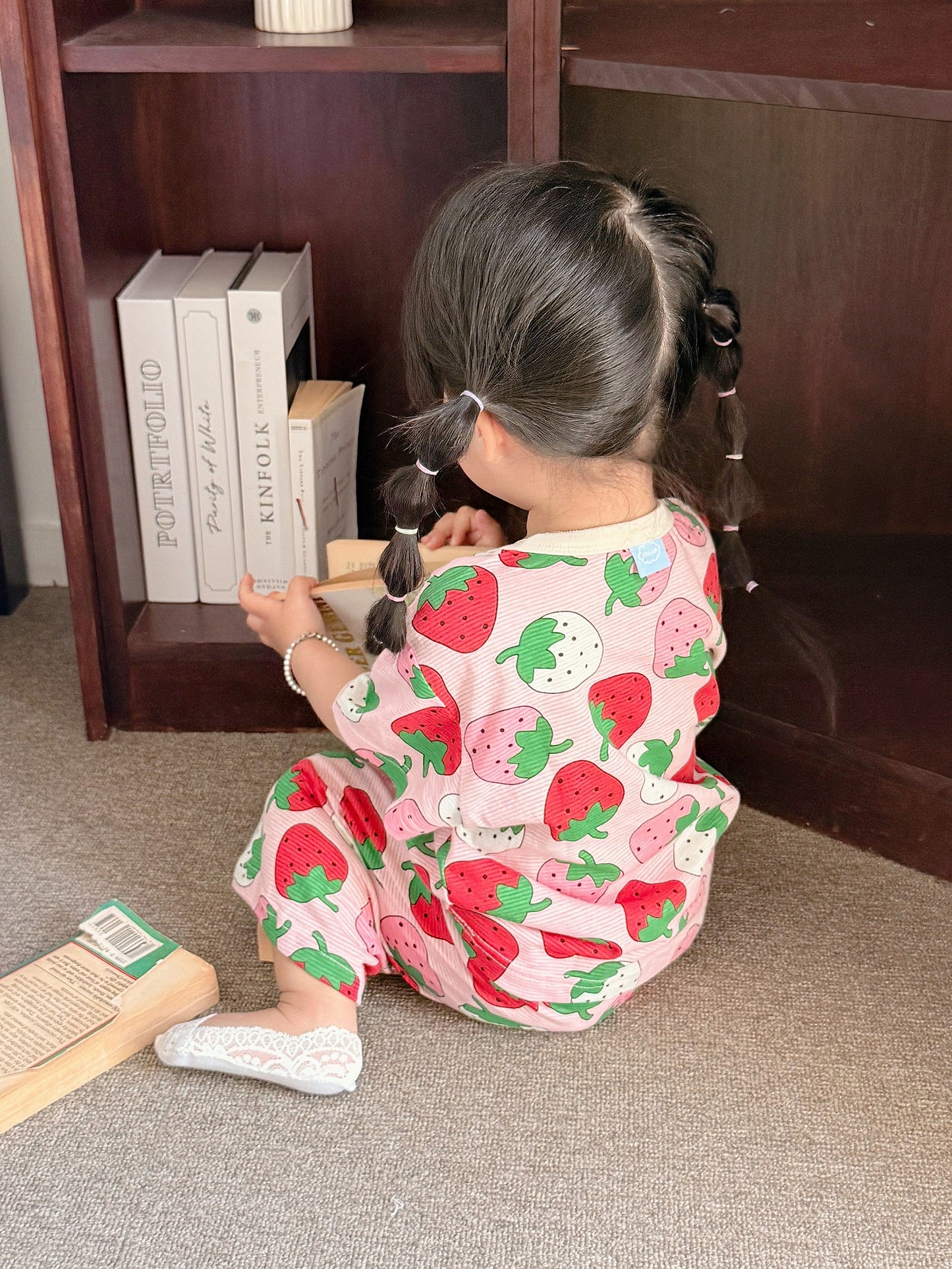 Summer Loose Fit Cotton Home Wear Set